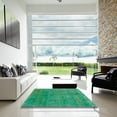 thumbnail image 7 of Ahgly Company Machine Washable Indoor Rectangle Abstract Jade Green Area Rugs, 8' x 10', 7 of 7