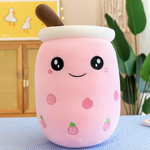 National Pet Month Deals Cute Bubble Tea Plush Pillow Mini Kawaii Boba Plush 13 7 Inch Stuffed Boba Milk Tea Plushies Super Soft Hugging Pillow Plush Toy Gift For Kids Pink Sale