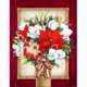 thumbnail image 1 of Diamond Drill Christmas Poinsettia Bouquet 5D DIY Painting Full Round (A6069) Hugtrwg Para estrenar, 1 of 9