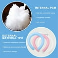 thumbnail image 5 of Exercise-Inspired Cold Neck Ring Sleeping Pad with Back Pain Relief - TPU+PCM Material for Comfortable Leisure and Support(White), 5 of 6