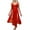 Red, variant on IROINNID Women's Nightgown Side Slit Sling Nightdress Mesh Camisole Chemise Pajamas,Red