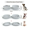 thumbnail image 2 of Blublu Park Collapsible Dog Bowl, Portable Silicone Feeders for Travel Outdoor, Slow Feeding and Water Bowls for Pets Cats, 2 of 7