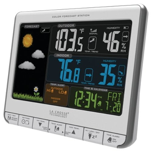 La Crosse Technology LCR3081412SG Color Weather Station by La Crosse Technology