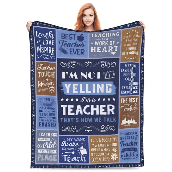 LHSHID Teacher Appreciation Gifts for WomenTeacher Gifts for WomenTeacher Retirement GiftsBack to School Teacher Gifts Teachers Day Teacher Birthday Gifts Throw Blanket 30x40inch