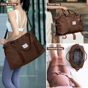Weekender Bags for Women,Travel Duffle Bags Carry on Gym Bag,Overnight Bag with Trolley Sleeve & Wet Pocket, Sports Tote Gym Bag, Travel bag for Women