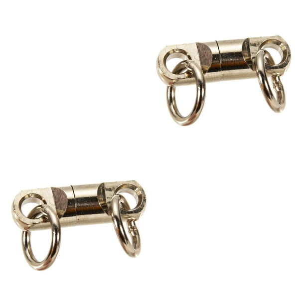 Greeniant 10 piezas giratorias de pesca portátil nuevo estilo de acero inoxidable de alto rango fácil instalación larga vida útil Tauten Loop9 # (10 piezas) 2Conjunto