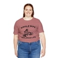 thumbnail image 4 of Funny Railroad Wife Shirt, Railroad Shirt for Her, Single Wife, Train Shirt, 4 of 4
