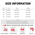 thumbnail image 2 of DondPO Plus Size Bras for Women Wireless Comfortable Bras for Older Women Front Closure Bras for Women No Underwire Wireless Bras for Women Seamless Tshirt Bra Full Coverage Bras for Women Gray 44, 2 of 7