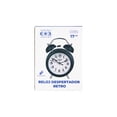 thumbnail image 2 of Reloj Despertador Campana Retro Analógico Estilo Vintage Alarma Decorativo Retro Retroiluminación (Negro), 2 of 11