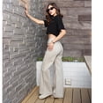 thumbnail image 2 of Pantalón Beige Wide Leg Mujer, 2 of 5
