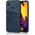 thumbnail image 1 of Compatible with Huawei P20 Lite 2019 Case,IBAOLE Slim PU Leather Back Case Cover with Credit Card Holder Durable Protective Cover Case for Huawei P20 Lite 2019 (Navy Blue) Navy Blue Huawei P20 Lite, 1 of 9