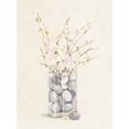 thumbnail image 2 of Pinto, Patricia 15x18 White Modern Wood Framed Museum Art Print Titled - Spring Vase With Pebbles, 2 of 4