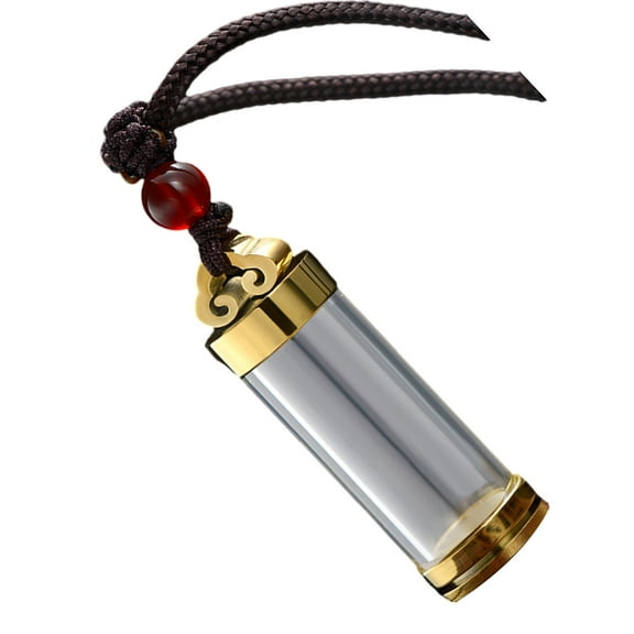 Cremation Jewelry Symbol Necklace With Urn Pendant For Ashes Storage Memorial Gift For Women Men