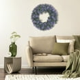 thumbnail image 6 of Unique Bargains Front Door Wreaths Artificial Farmhouse Wreaths All Seasons Decor Purple, 6 of 7