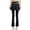 Black, variant on Flare Yoga Pants for Women Soft Comfy High Waisted Bell Bottom Bell Bottom Leggings with Wrap Skirt Bootcut Workout Pants