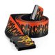 thumbnail image 2 of Korean Style Flame Print Canvas Belt Fashion All-Match Pant Belt Belt Nylon Strap Woven Belt, 2 of 5