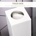 thumbnail image 2 of CoSoTower Toilet Paper Cabinet, Small Bathroom Corner Floor Cabinet with Doors and Shelves, Thin Storage Bathroom Organizer for Paper Shampoo, White, 2 of 8