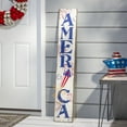 thumbnail image 2 of 47.25 Inch Wood Patriotic Wall Decor with Metal Accents and Firecrackers Set of 2, 2 of 3