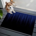 thumbnail image 4 of Rectangle Area Rugs 2 x 3 Ft, Navy Blue Black Ombre Non-Slip Residential Carpet, Modern Abstract Striped Gradient Indoor Crawling Mats Runner Rugs for Living Room/Dining Room/Bedroom, 4 of 9