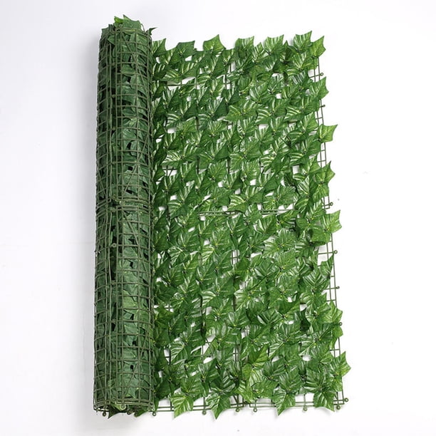 Pantalla de privacidad de hojas de la enredadera de imitación de hiedra para jardín, para exteriores, interiores, patio trasero, , boda, Bar, F(50x300cm) shamjiam Pantalla de valla de privacidad de hoja