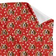 thumbnail image 2 of Dog Hearts Personalised Blanket, 2 of 4