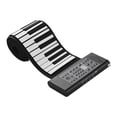 thumbnail image 3 of Teclado electrónico de piano enrollable portátil de 88 teclas integrado de silicona, 3 of 8