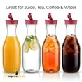thumbnail image 3 of Impresserve 50 oz Plastic Beverage Carafe with Red Flip Tab Lid, 3 of 8