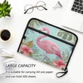 thumbnail image 6 of Organ Folder 14.2 x 0.8 x 10.6 Inches 13 Separate Pockets A4 Size Documents Folder A Sort Storage File Manager For The Home Office Pink Flamingo, 6 of 7