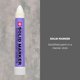 thumbnail image 2 of Marcador de pintura Sakura Solid Marker 46580 blanco resistente al agua, 2 of 7