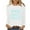 White, variant on LYXSSBYX Long Sleeve Shirts for Women Women's Casual Printed Round Neck Long Sleeved Top