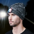 thumbnail image 4 of Winter Knit Beanie Hat with Light - Ideal Gifts for Outdoor Activities, 4 of 6