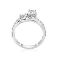 thumbnail image 4 of 2ct Diamond Forever Two Stone Solitaire Engagement Ring Wedding Set White Gold, 4 of 4