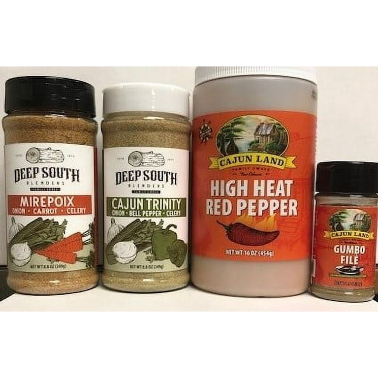 Deep South Cajun Trinity 8.8 Ounces Mixed Spices 