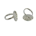thumbnail image 2 of Base del anillo de 10 piezas Sunnimix anillos en blanco para la fabricación de joyas, 2 of 7