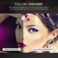 thumbnail image 4 of Proyector LED Full HD 1080P Yashi Proyector 3D Inalámbrico WiFi Cine en casa 6500 lúmenes, 4 of 5