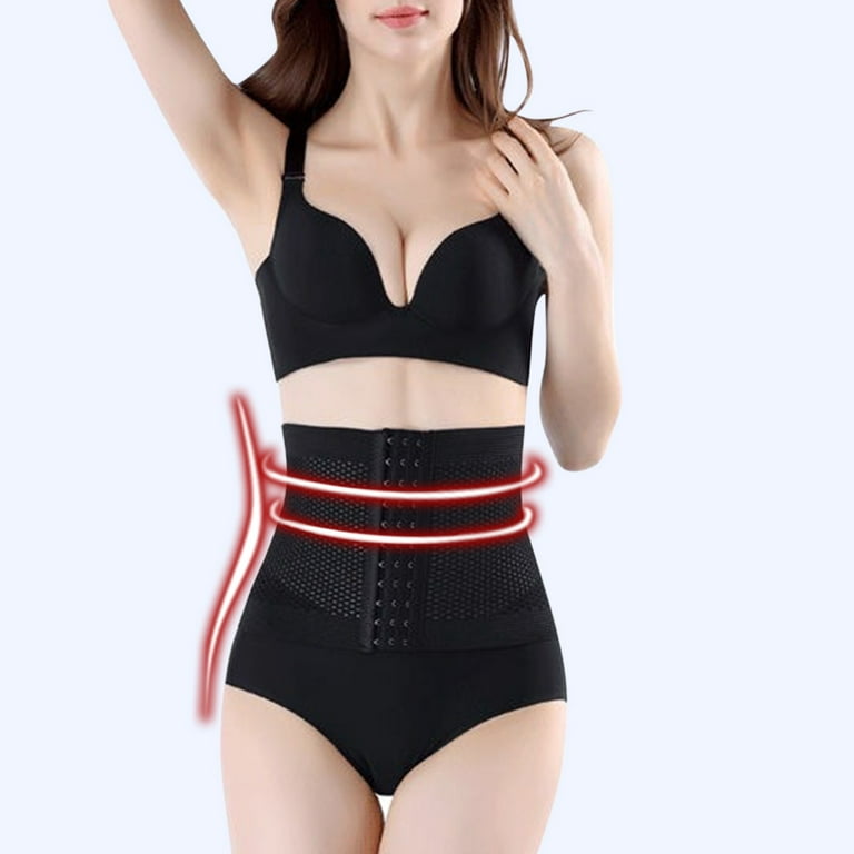 MRULIC shapewear for women tummy control Women One-Piece Shapewear For  Postpartum Obesity Adjustable Waistband Straps Black + XXL