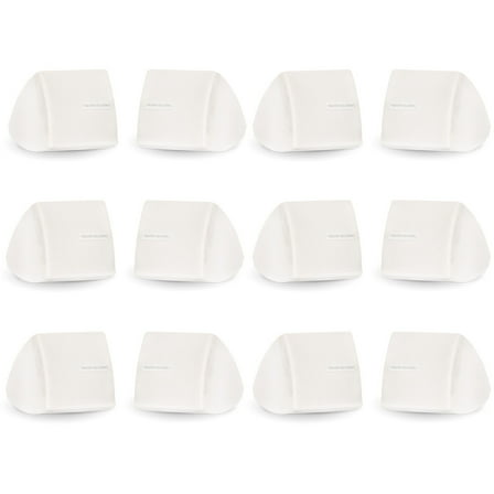 Theater Solutions TS30W Mountable Indoor Speakers White Bookshelf 6 Pair Pack