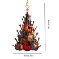 thumbnail image 3 of Ornamento Guitarra en Miniatura Suministros Navidad 2024, 3 of 8