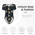 thumbnail image 4 of Kdxio Octopus 1 for Women's Short-Sleeved Onesie Stylish Round Neck Pajamas Bodysuit Jumpsuit Nightwear-X-Large, 4 of 7