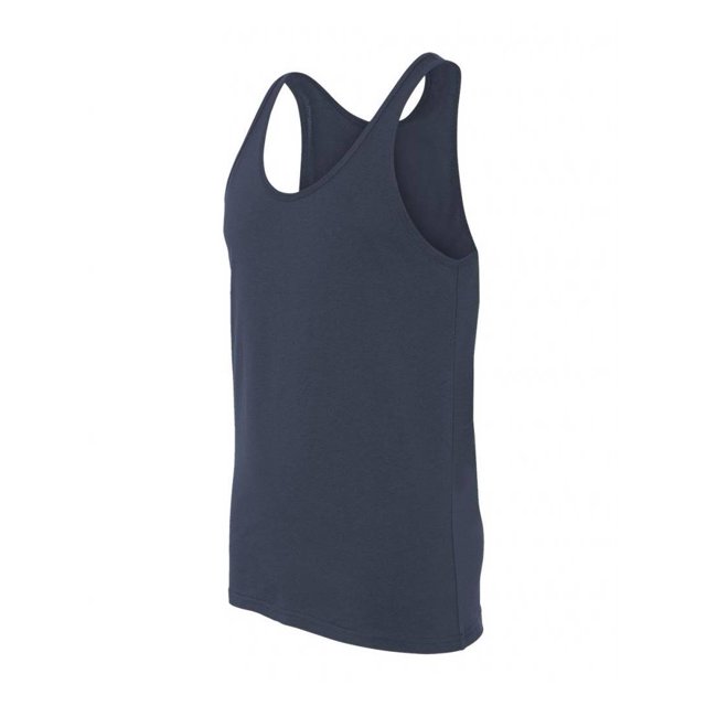 Unisex Jersey Tank - Navy - Small