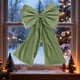 thumbnail image 3 of Christmas Double-Layer Oversized Bow With Flowing Tails Statement Hanging Decoration For Trees Banisters And Mantels, 3 of 6