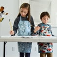 thumbnail image 3 of Urban Infant Little Helper Kids Apron - Children's Cooking Art Gardening - Toddler Boys and Girls - Poppies, 3 of 7
