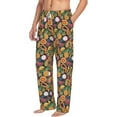 thumbnail image 6 of Gukieu Tropical Fruits Print Men's Home Trousers, Elastic Drawstring Home Pajamas Clothing Suitable for Adult Men-Small, 6 of 6