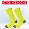 thumbnail image 2 of Ciclismo Calcetines de compresión Hombres Mujeres Deportes Correr Calcetines transpirables (Verde) Likrtyny  Para estrenar, 2 of 8
