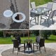 thumbnail image 4 of Paquete de 8 anillos y tapas para orificios de sombrilla de mesa de 2 pulgadas para exteriores, patio, jardín, playa, mesa, sombrilla Pl, 4 of 5