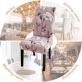 thumbnail image 4 of Funda elástica para silla de comedor, funda para taburete moderna y sencilla, 4 Uds., 4 of 5