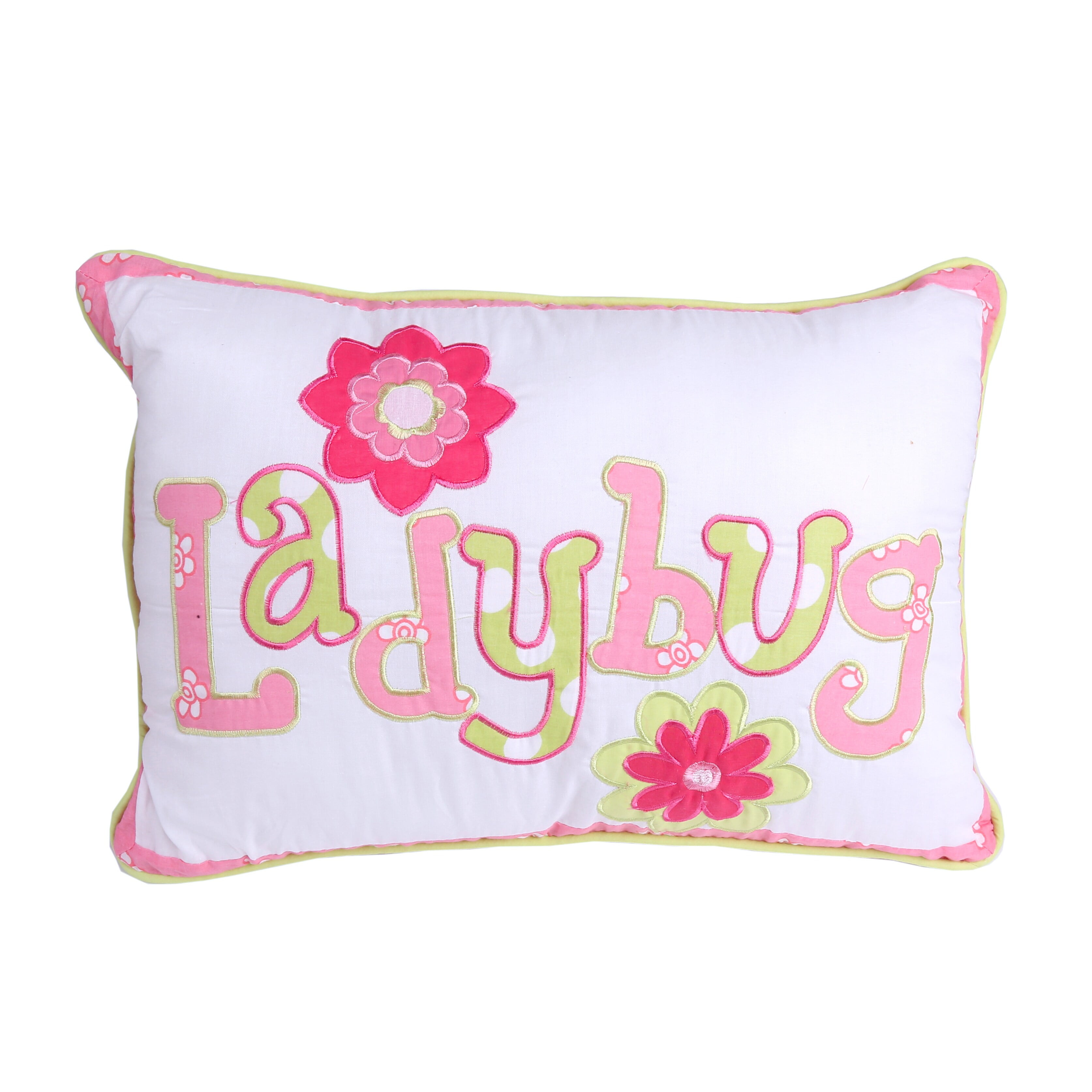 Cozy Line Home Fahsions Pink Ladybug Throw Pillow - Walmart.com