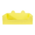 thumbnail image 1 of Milaget Cat Litter Box Funny Open Cats Litter Box Tray for Indoor Cats Small Animals Yellow, 1 of 9