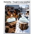 thumbnail image 4 of Upgrade Portable Bluetooth Speakers Wireless, 200W PEAK Loud Outdoor Speaker with Deep Bass, IP65 Waterproof, BT5.4, USB-C, RGB Lights, for Party, Camping, Beach, Large Workshop, Garage, 24H Playtime, 4 of 9