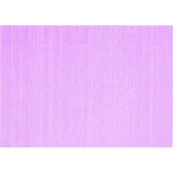 Ahgly Company Indoor Rectangle Solid Purple Modern Area Rugs, 5' x 7'